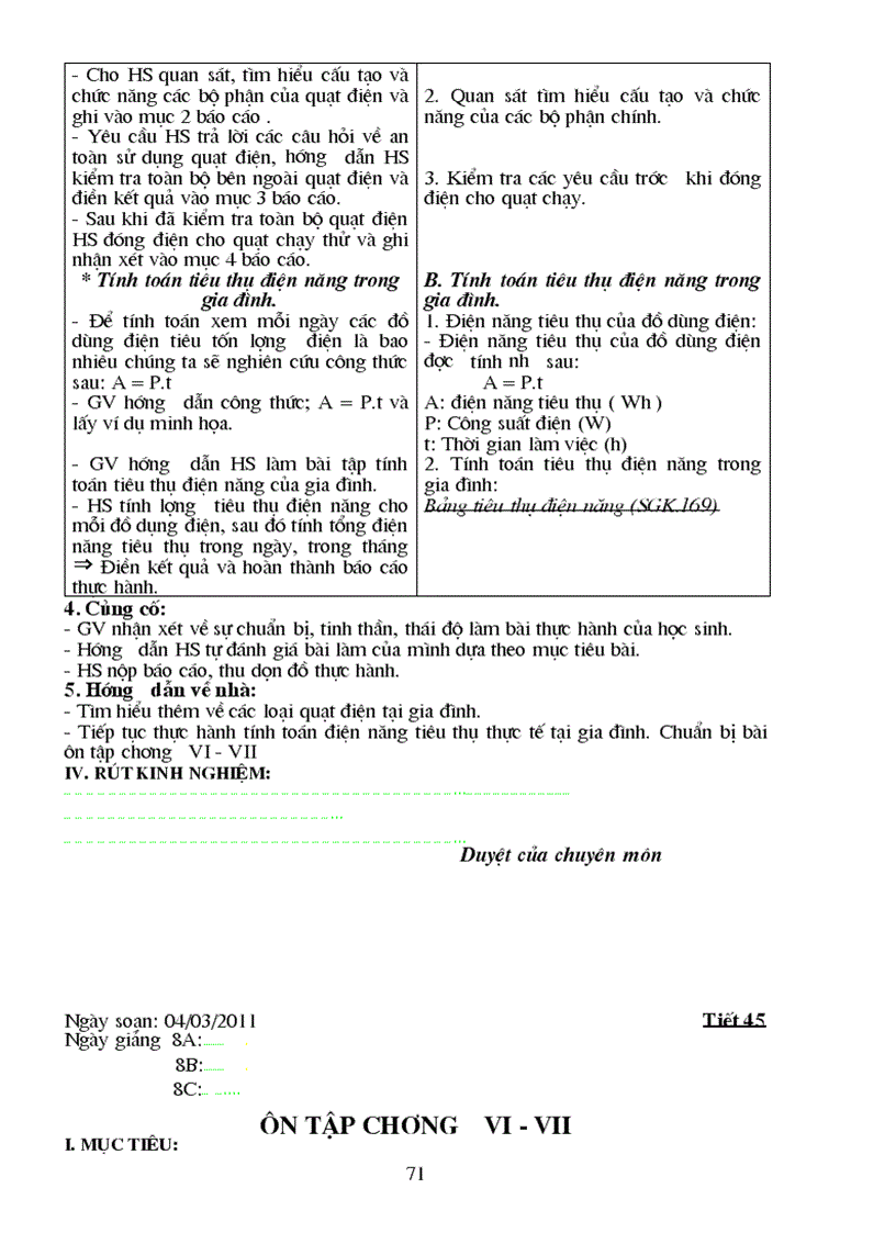 image for page Giáo án Công Nghệ 8 Trọn bộ