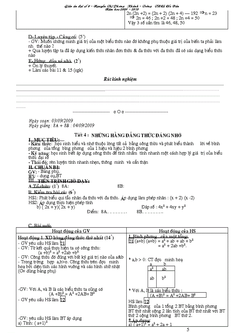 image for page Giao an Dai 8