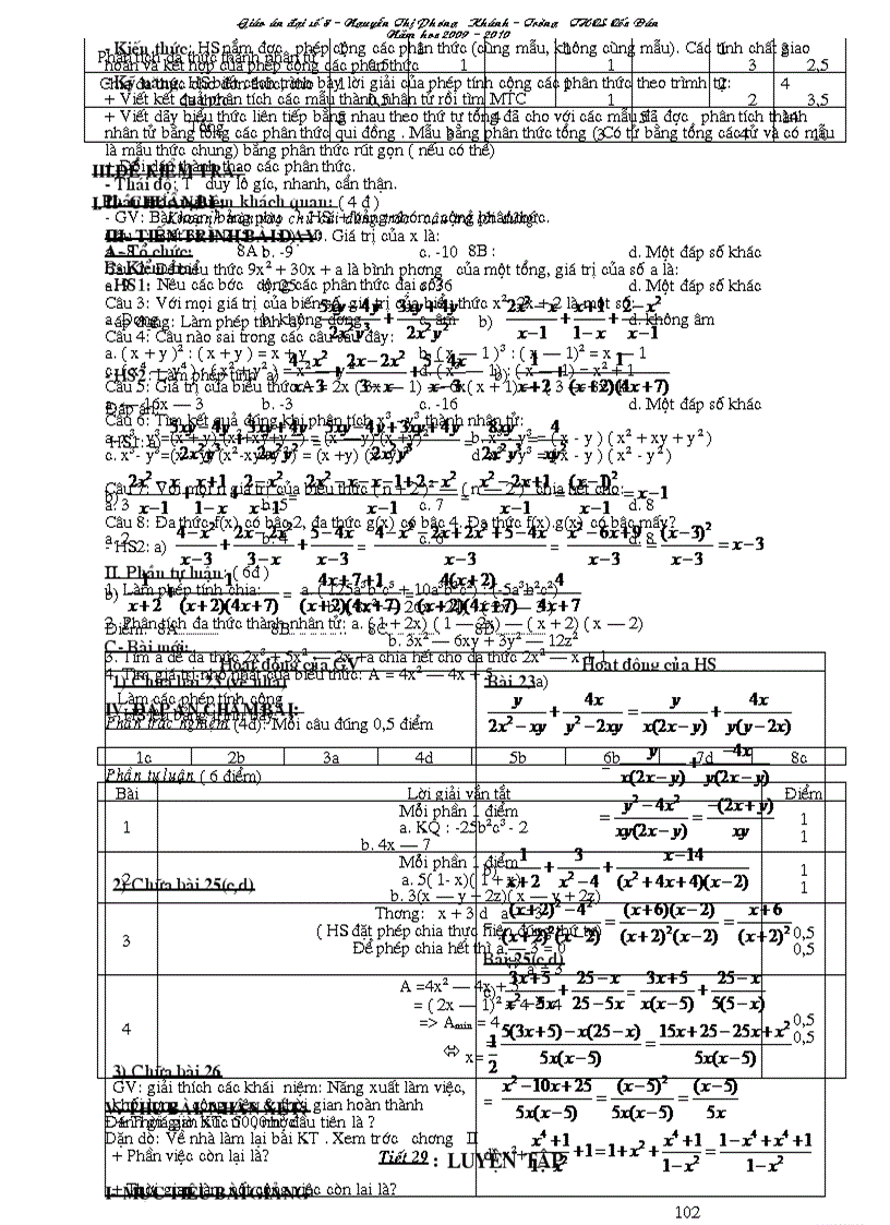 image for page Giao an Dai 8