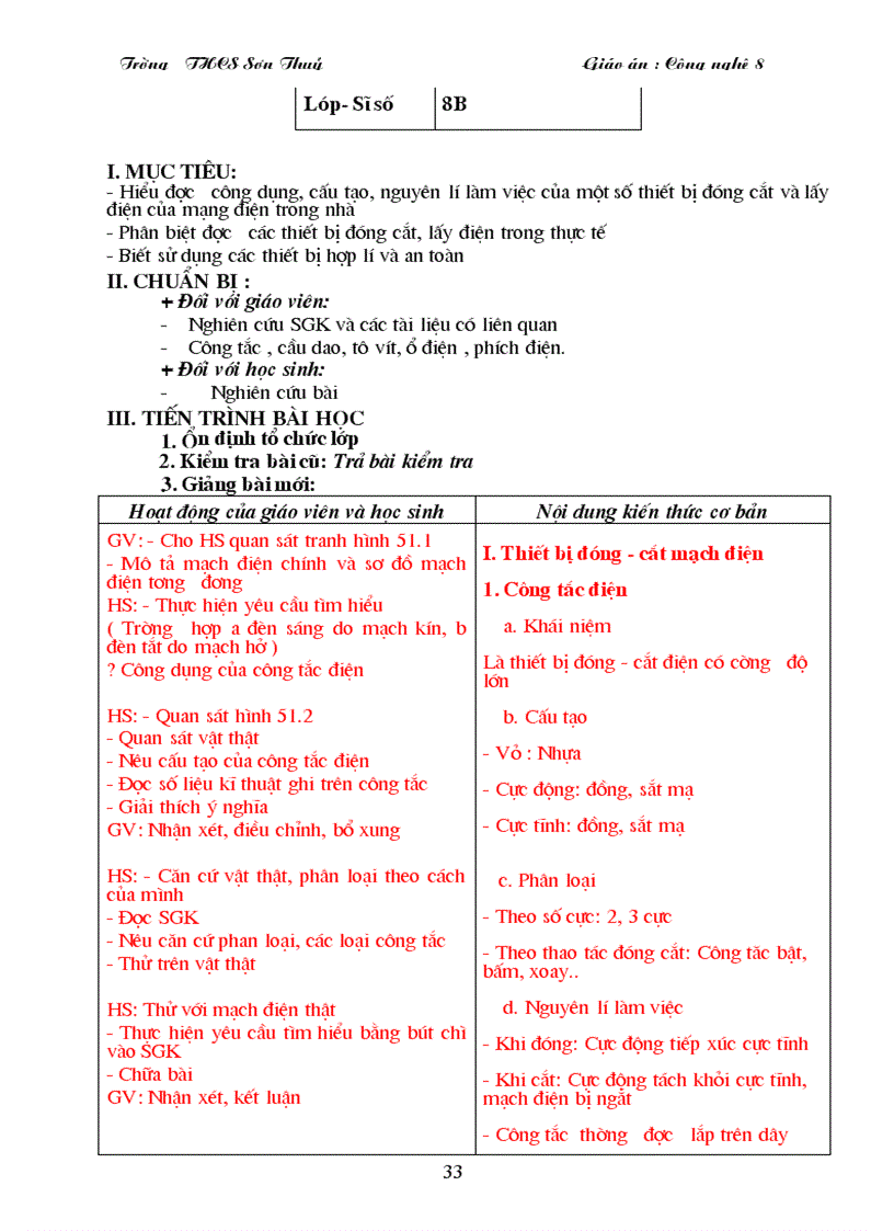 image for page Giao an ky II cong nghe 8 nam2012