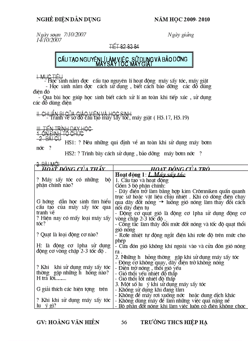 image for page Giao an nghe dien 70 tiet