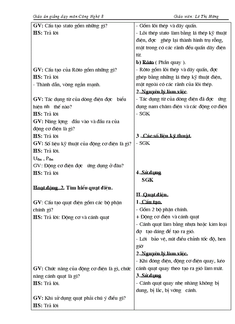 image for page Giáo án Công nghệ 8 đầy đủ 1