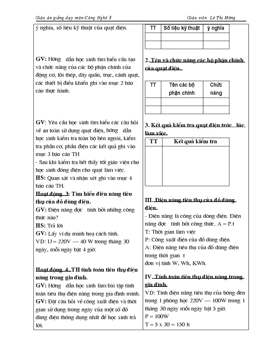 image for page Giáo án Công nghệ 8 đầy đủ 1