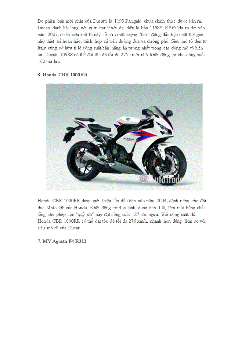 image for page 10 siêu mô tô nhanh nhất thế giới