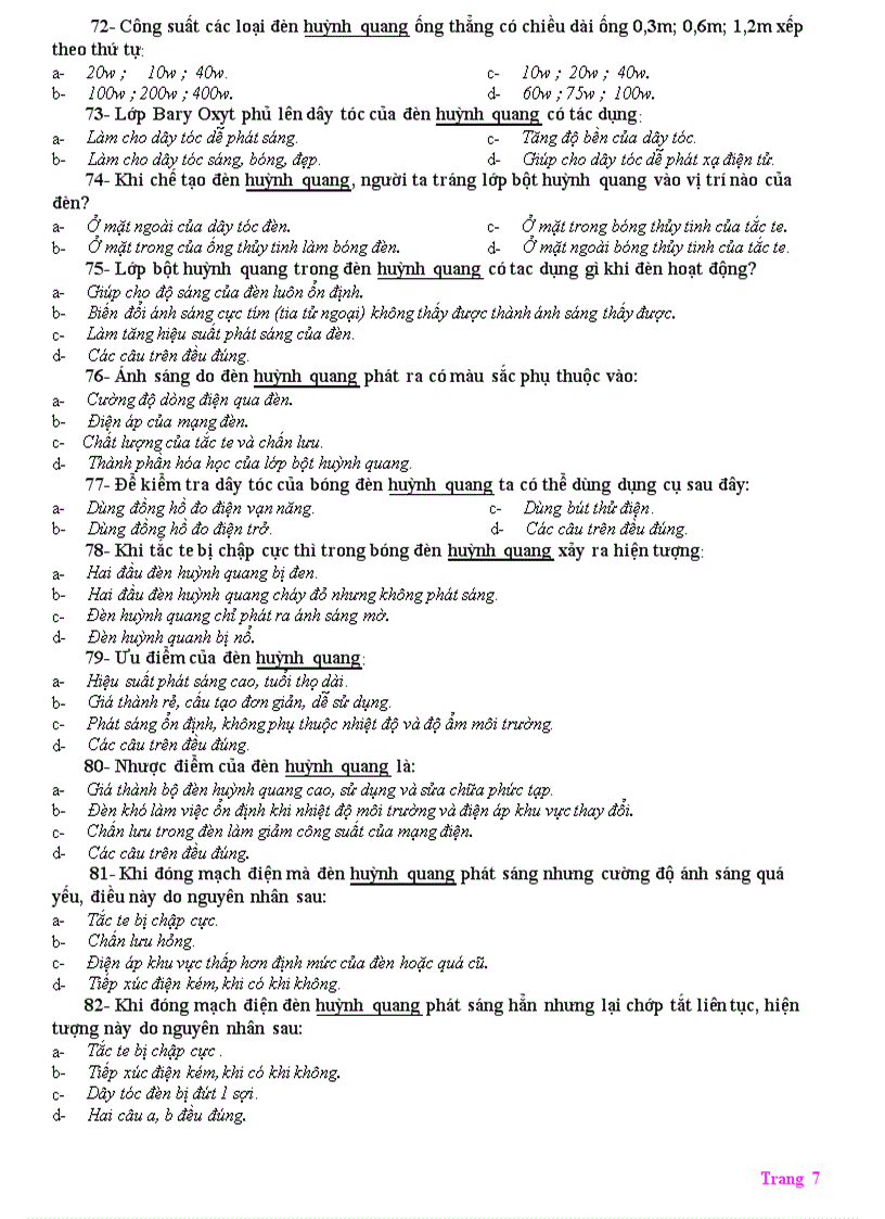 image for page 130 trắc nghiệm nghề điện dân dụng