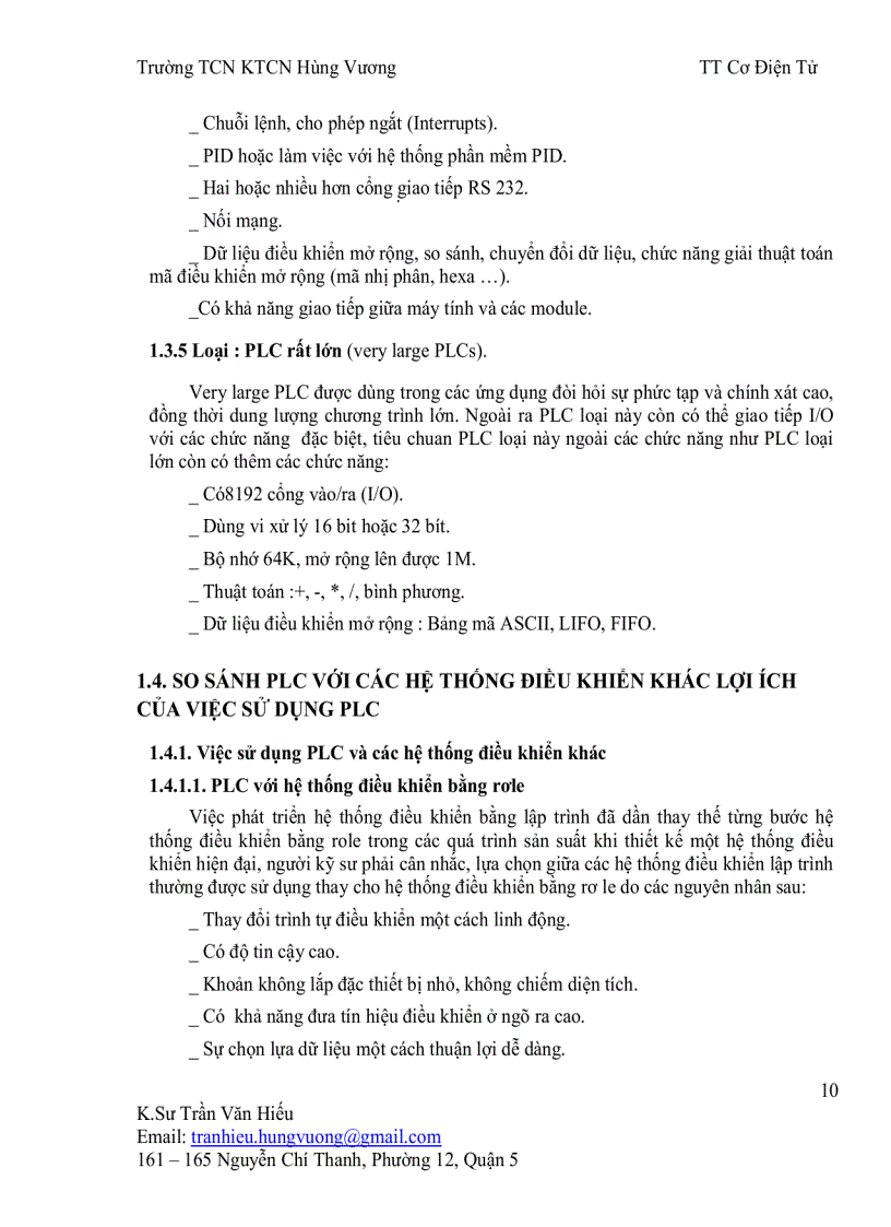 image for page Bai giang plc