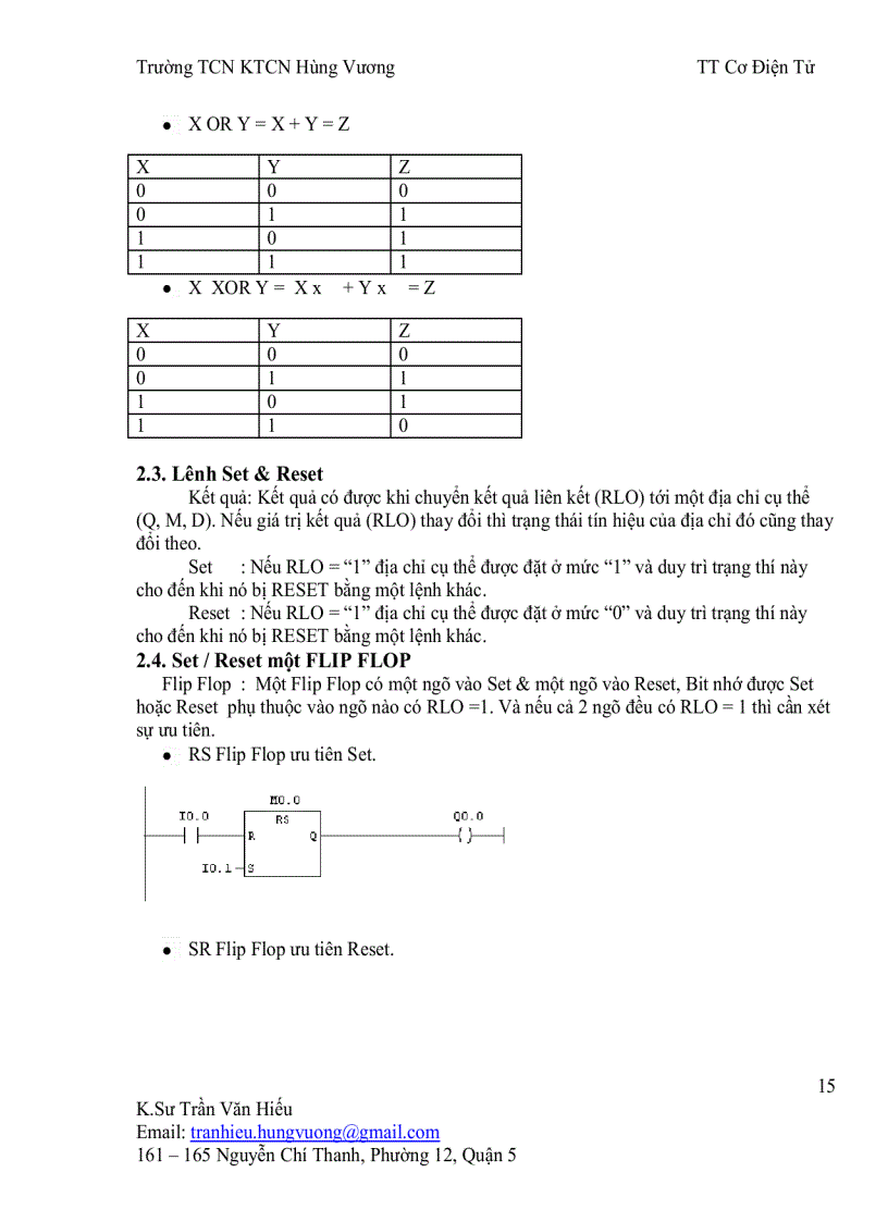 image for page Bai giang plc