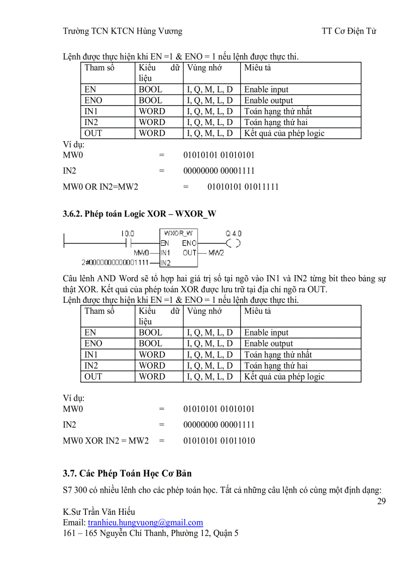 image for page Bai giang plc