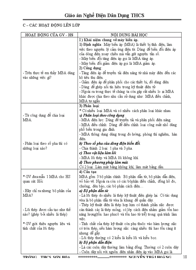 image for page Bai soan nghe dien dan dung thcs