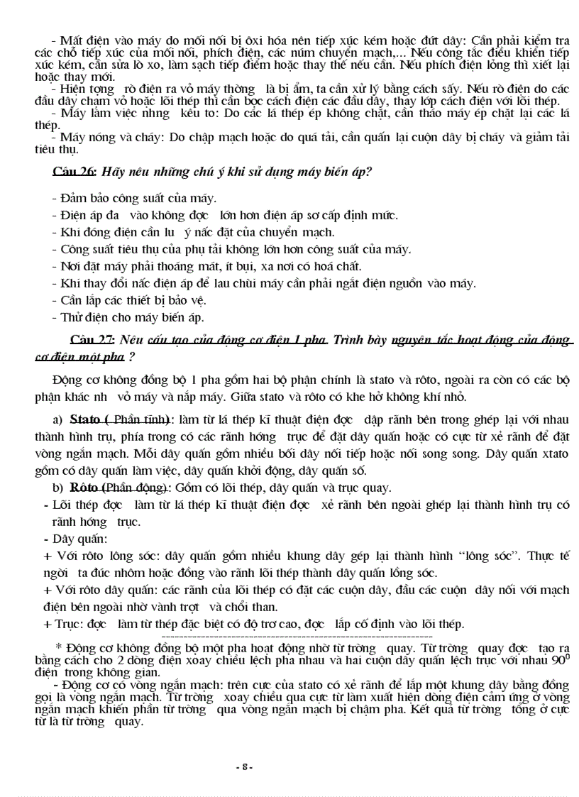 image for page Cau hoi on tap nghe dien dan dung thcs 70 tiet