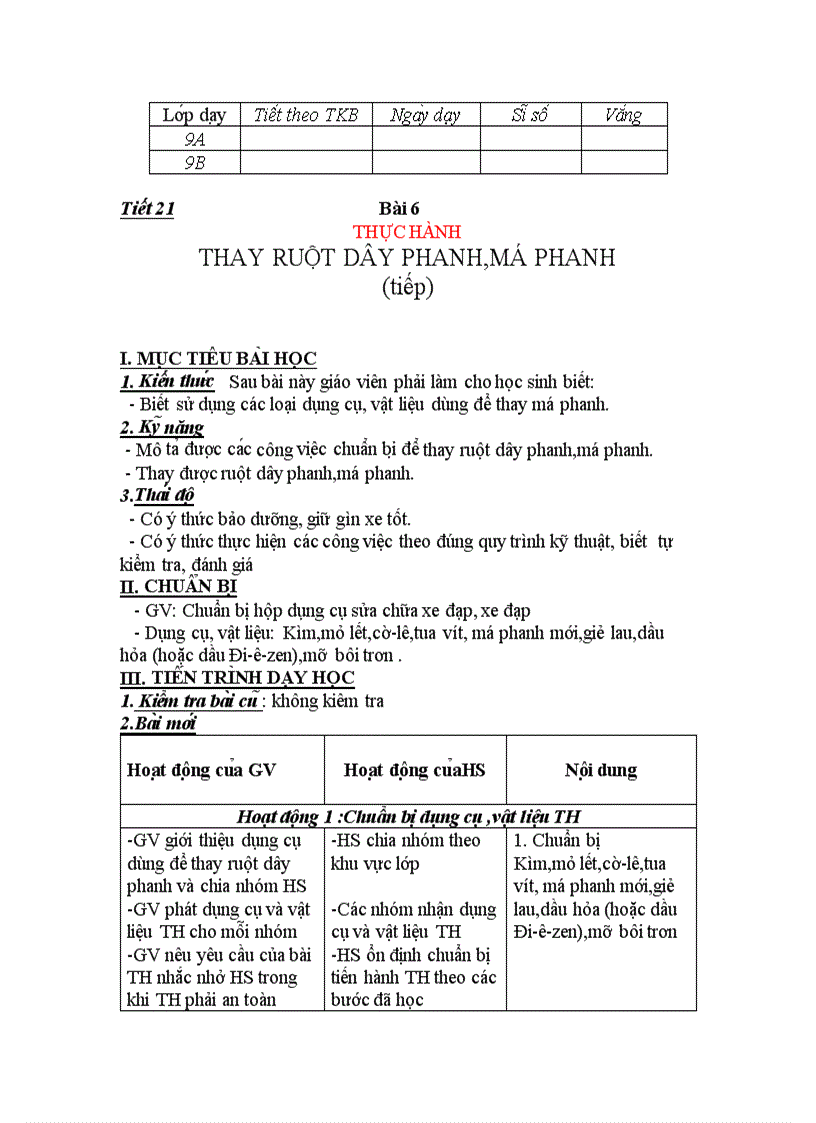 image for page Công nghệ 9 học kì 2 modul sửa xe đạp ngon