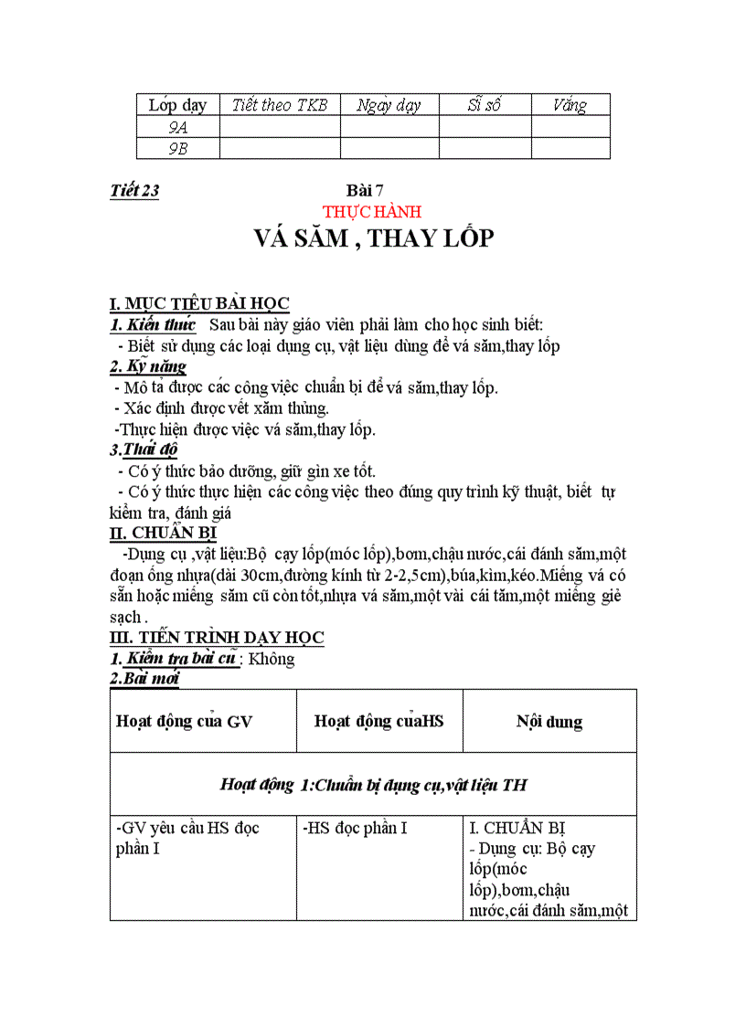 image for page Công nghệ 9 học kì 2 modul sửa xe đạp ngon