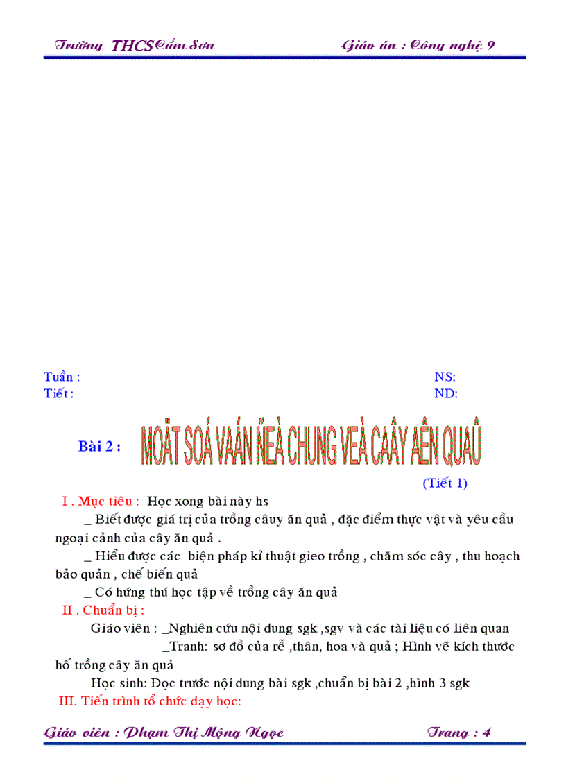 image for page Đề công nghệ 9 kỳ 2 có đáp án