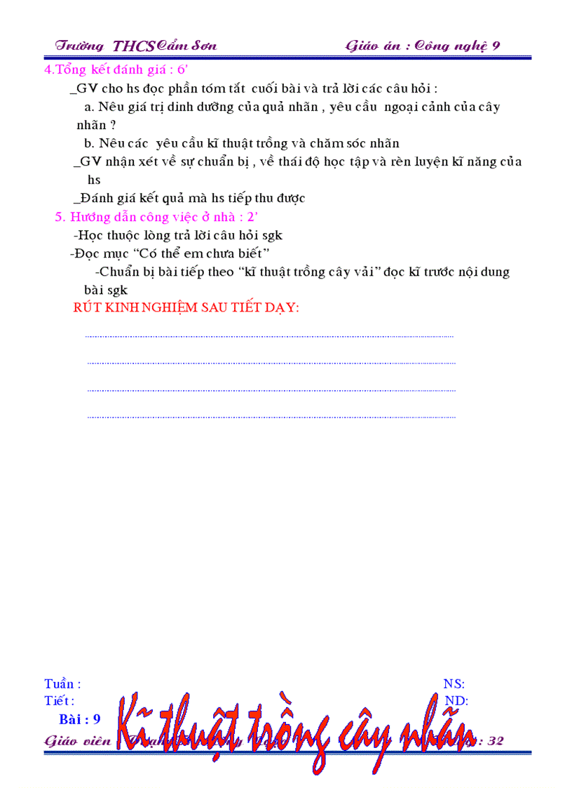 image for page Đề công nghệ 9 kỳ 2 có đáp án