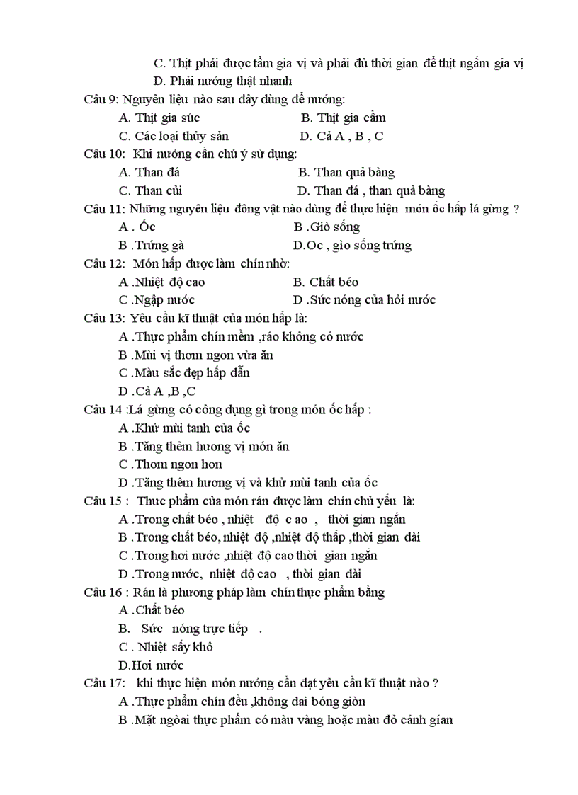 image for page Đề cương công nghệ 9 hk ii