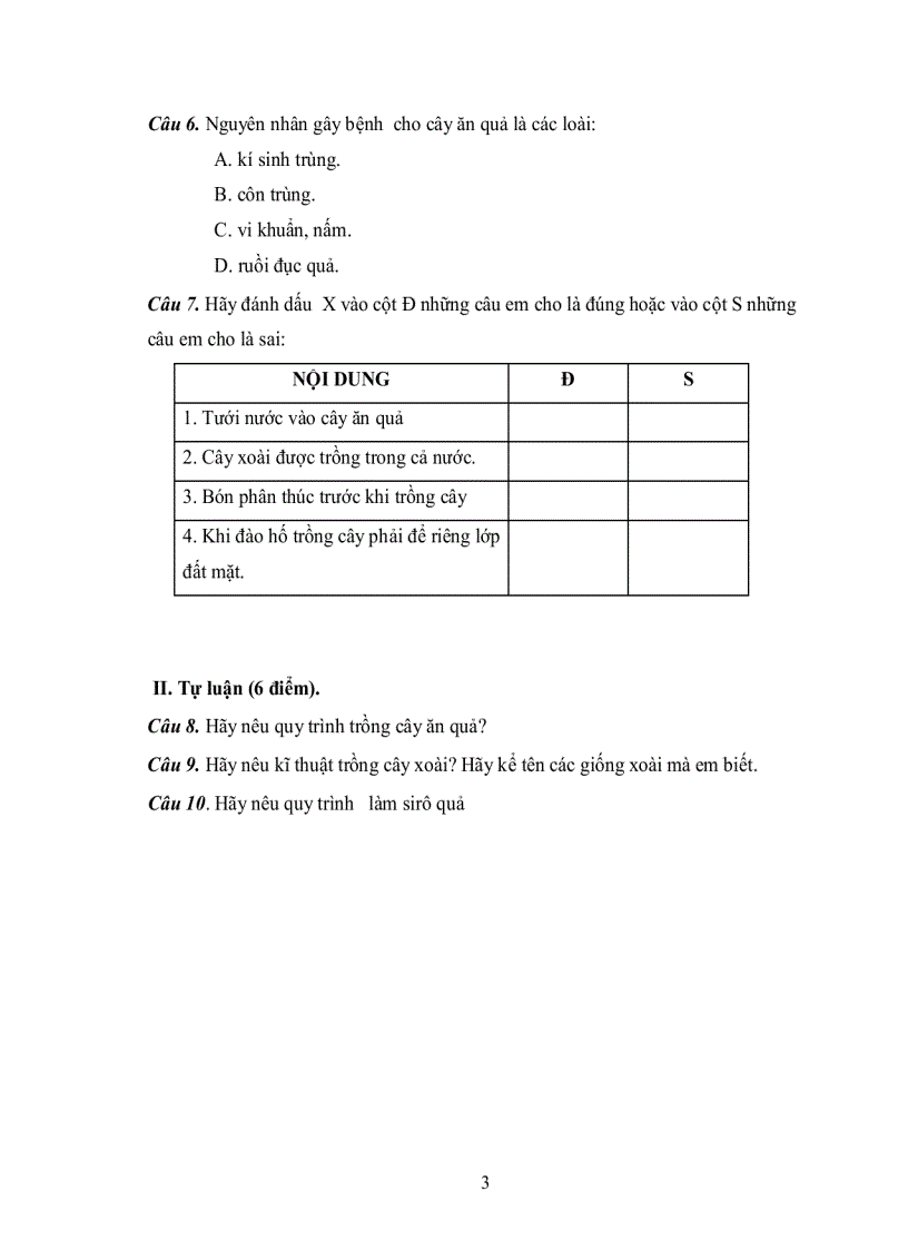 image for page Đề thi HKII Công nghệ 9 4