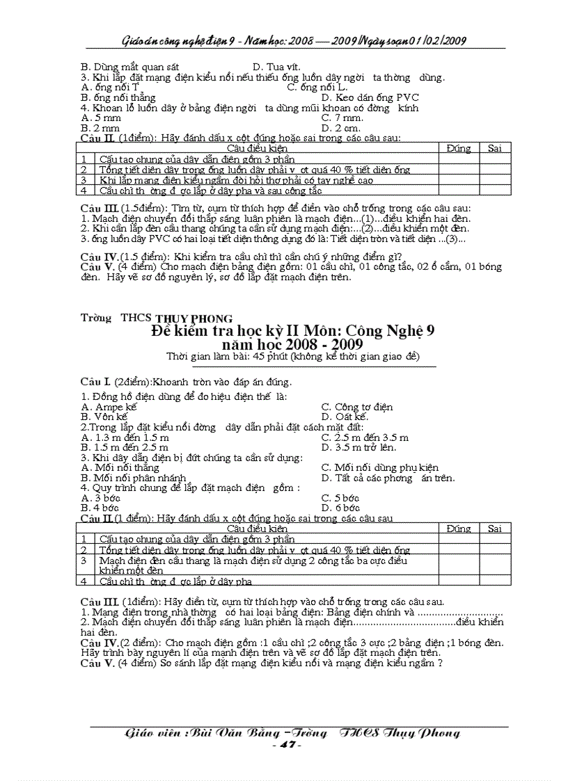 image for page GA Cong nghe 9 đầy đủ