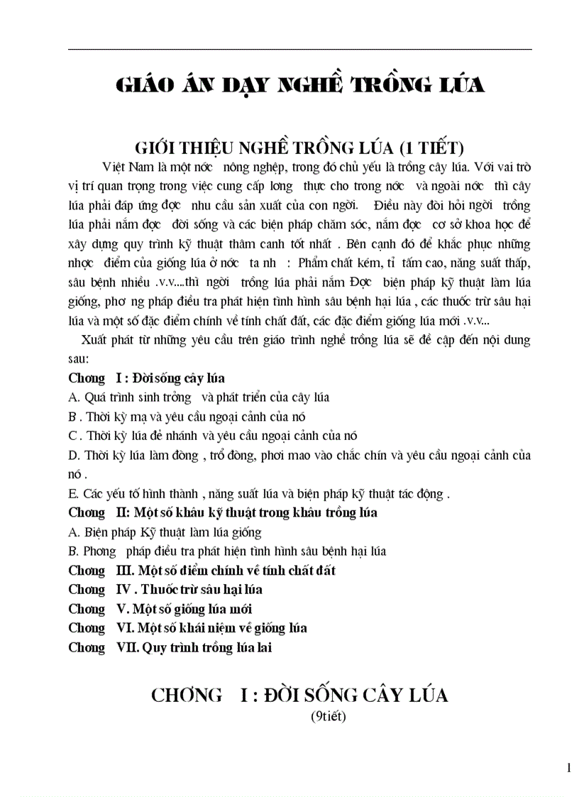 image for page GA Nghề TRỒNG LUA 2008 2009