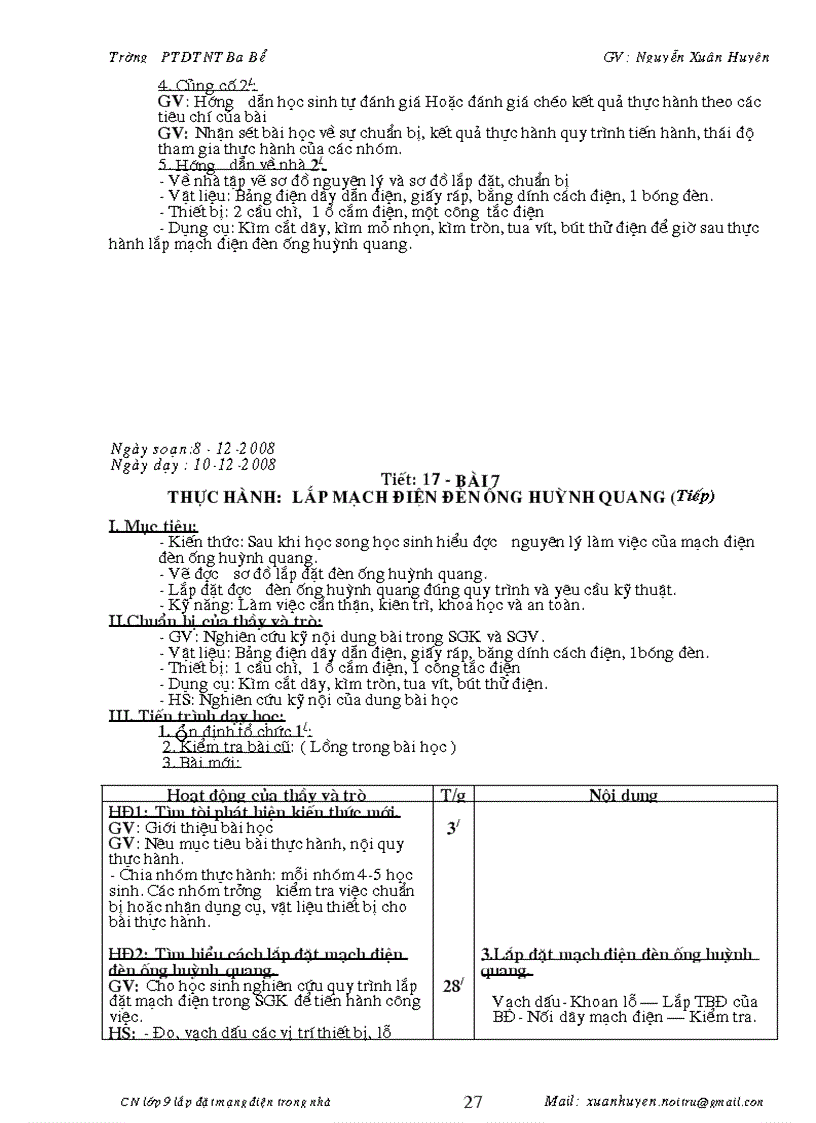 image for page Giao an cong nghe 9 lap dat dien