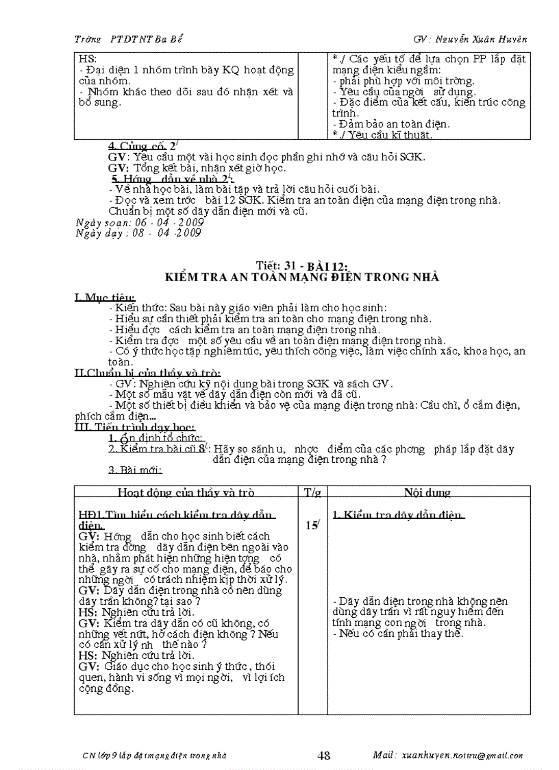 image for page Giao an cong nghe 9 lap dat dien