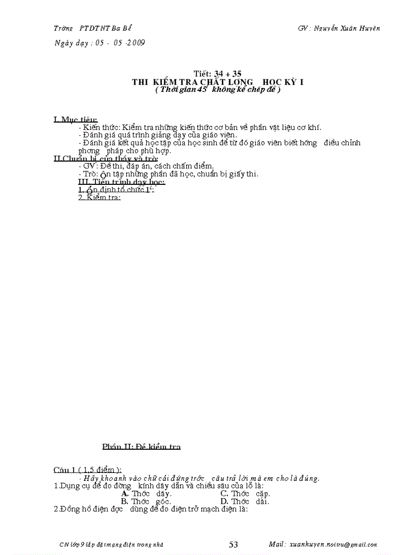 image for page Giao an cong nghe 9 lap dat dien