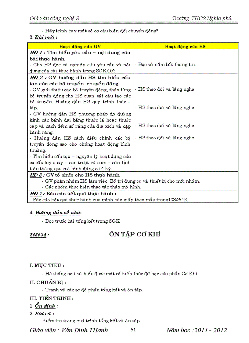 image for page Giáo án CN 8