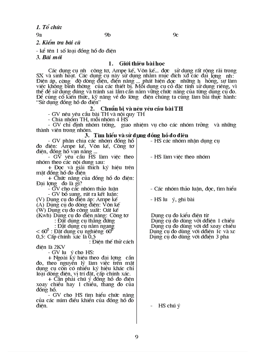 image for page Giáo án CN 9 Điện