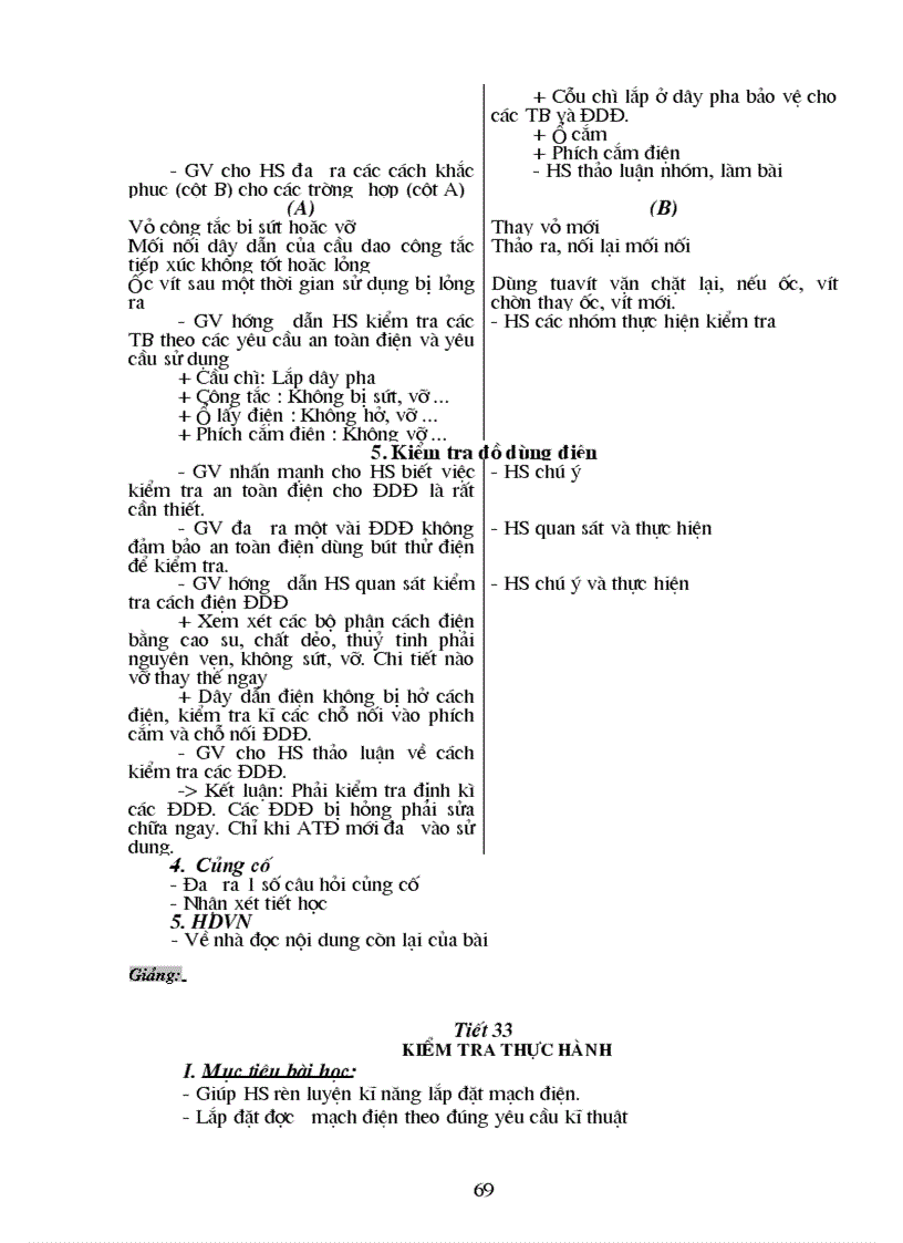 image for page Giáo án CN 9 Điện