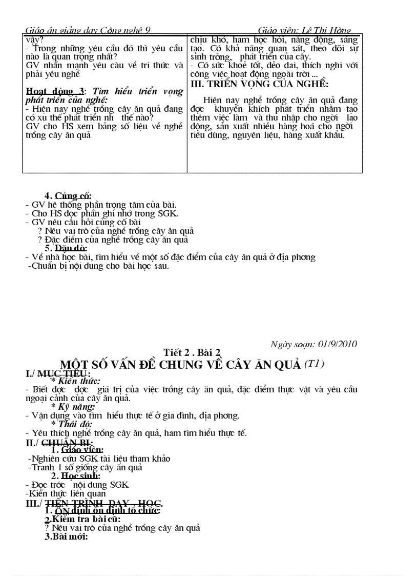 image for page Giáo Án CN 9 TCAQ day du