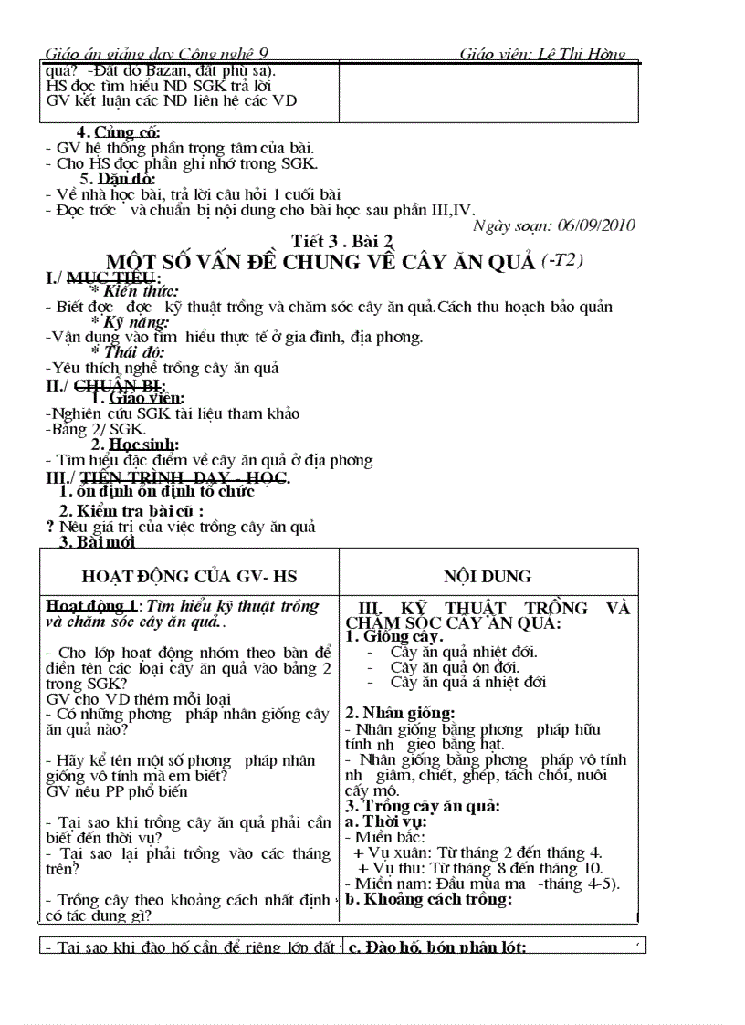 image for page Giáo Án CN 9 TCAQ day du