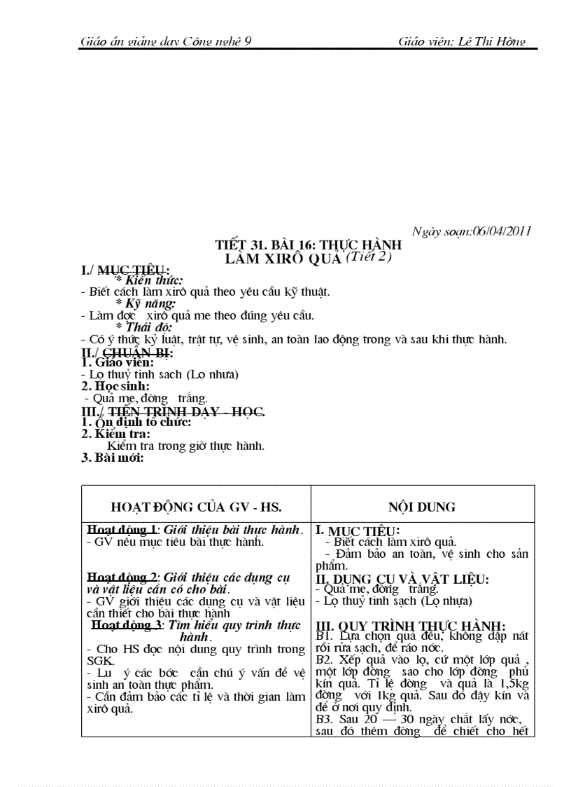 image for page Giáo Án CN 9 TCAQ day du