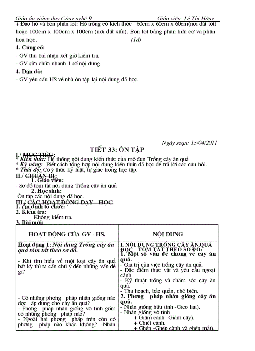 image for page Giáo Án CN 9 TCAQ day du