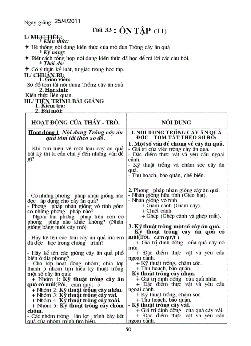 image for page Giáo án CN 9 trọn bộ