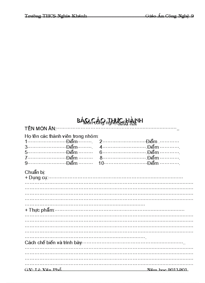 image for page Giao an CN nau an 9