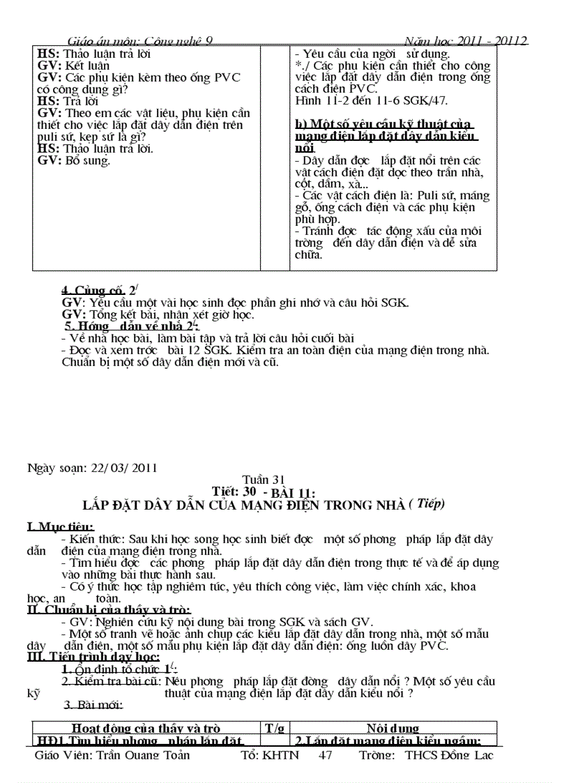 image for page Giáo án cn9 11 12