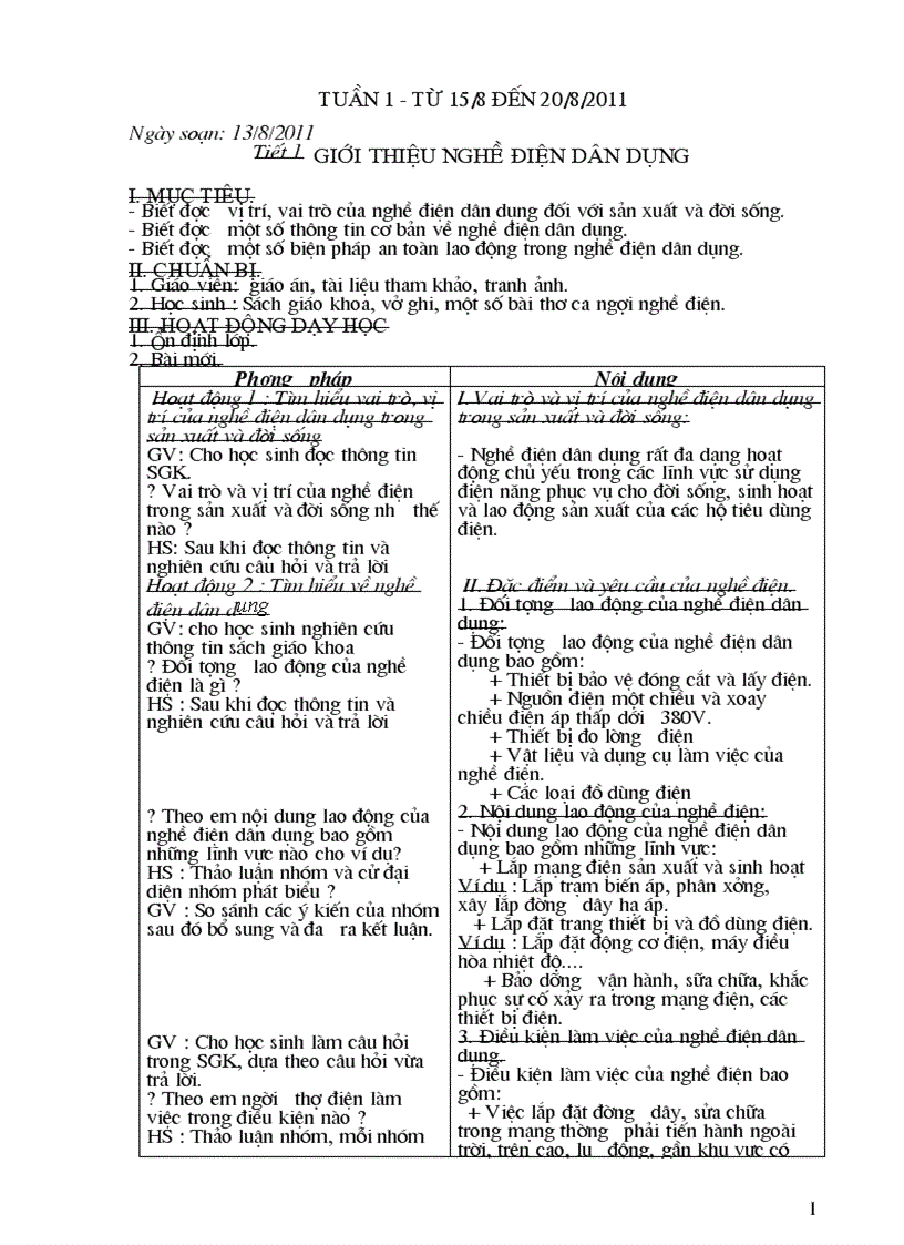 image for page Giáo án CN9 2011 2012