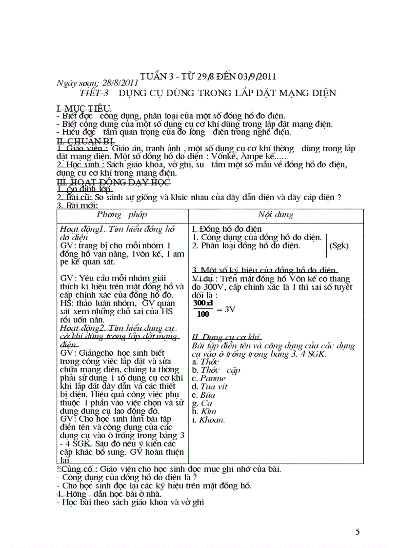 image for page Giáo án CN9 2011 2012