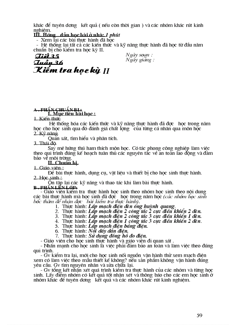 image for page Giáo án CN9 2011 2012