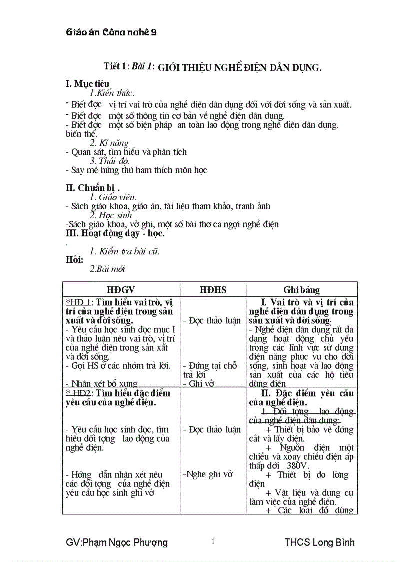 image for page Giáo án cn9 cả năm 3 cột theo cktkn