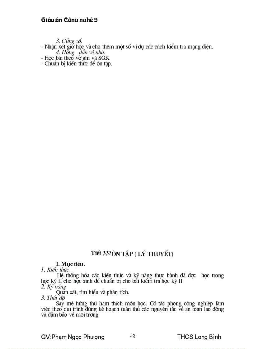 image for page Giáo án cn9 cả năm 3 cột theo cktkn