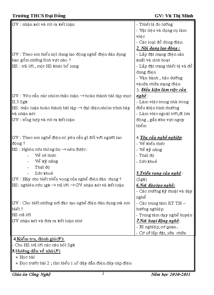 image for page Giao an CN9 cả năm 2 cột hay