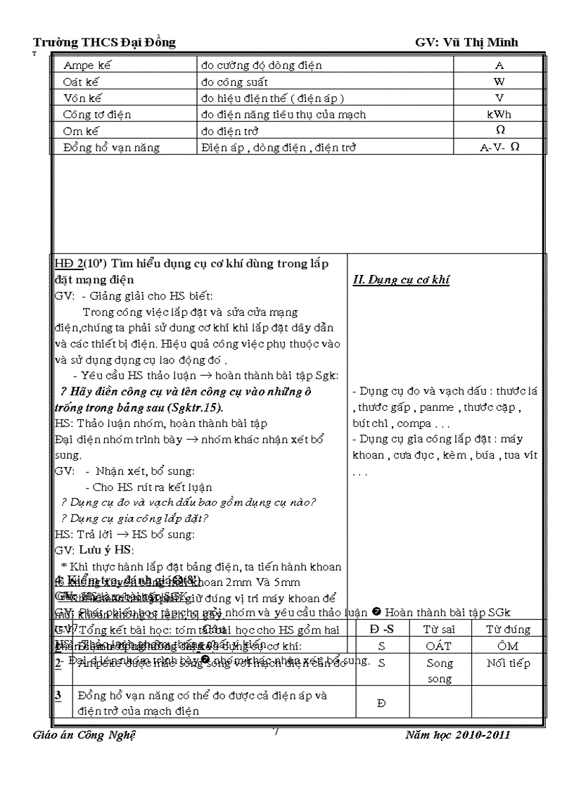 image for page Giao an CN9 cả năm 2 cột hay