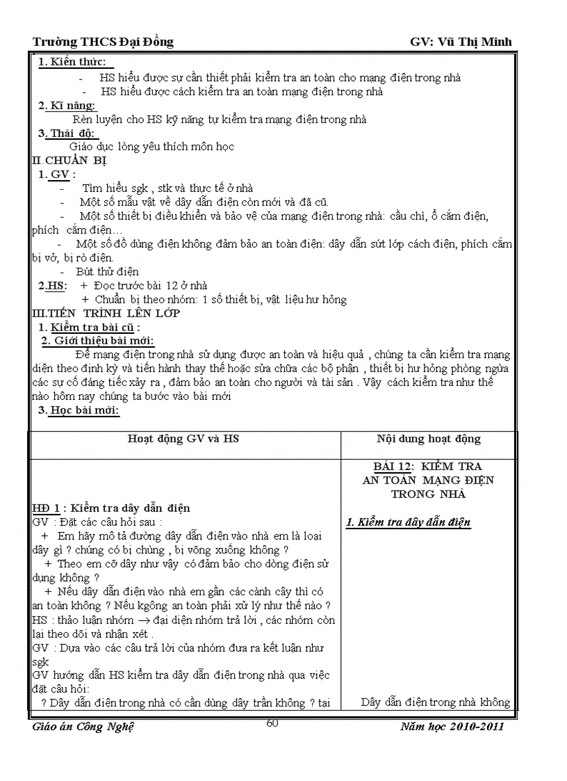 image for page Giao an CN9 cả năm 2 cột hay
