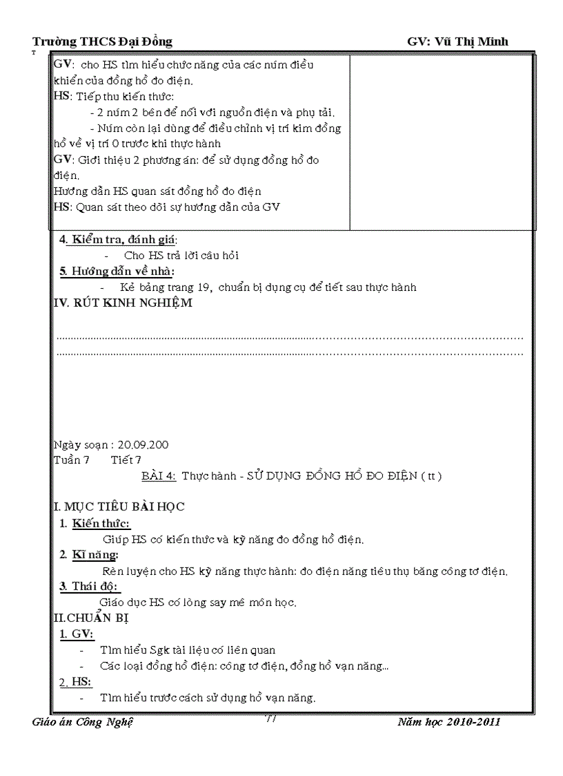 image for page Giao an CN9 cả năm 2 cột hay