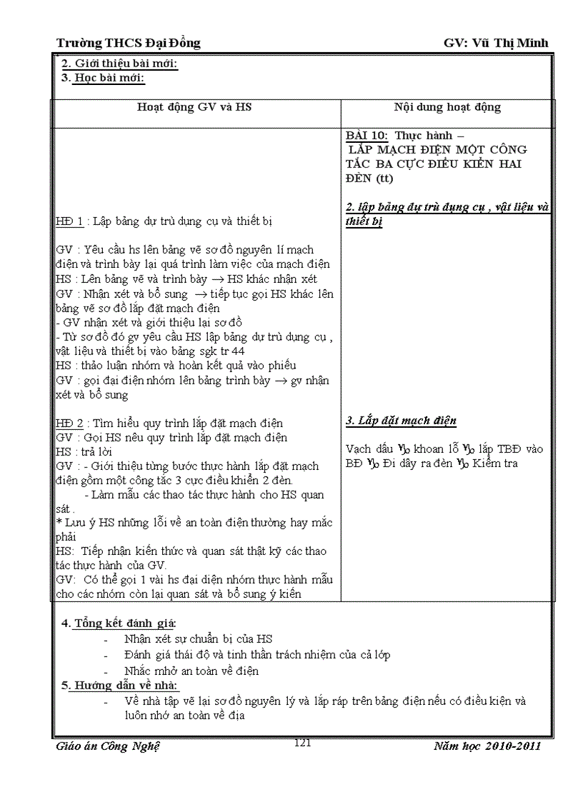 image for page Giao an CN9 cả năm 2 cột hay