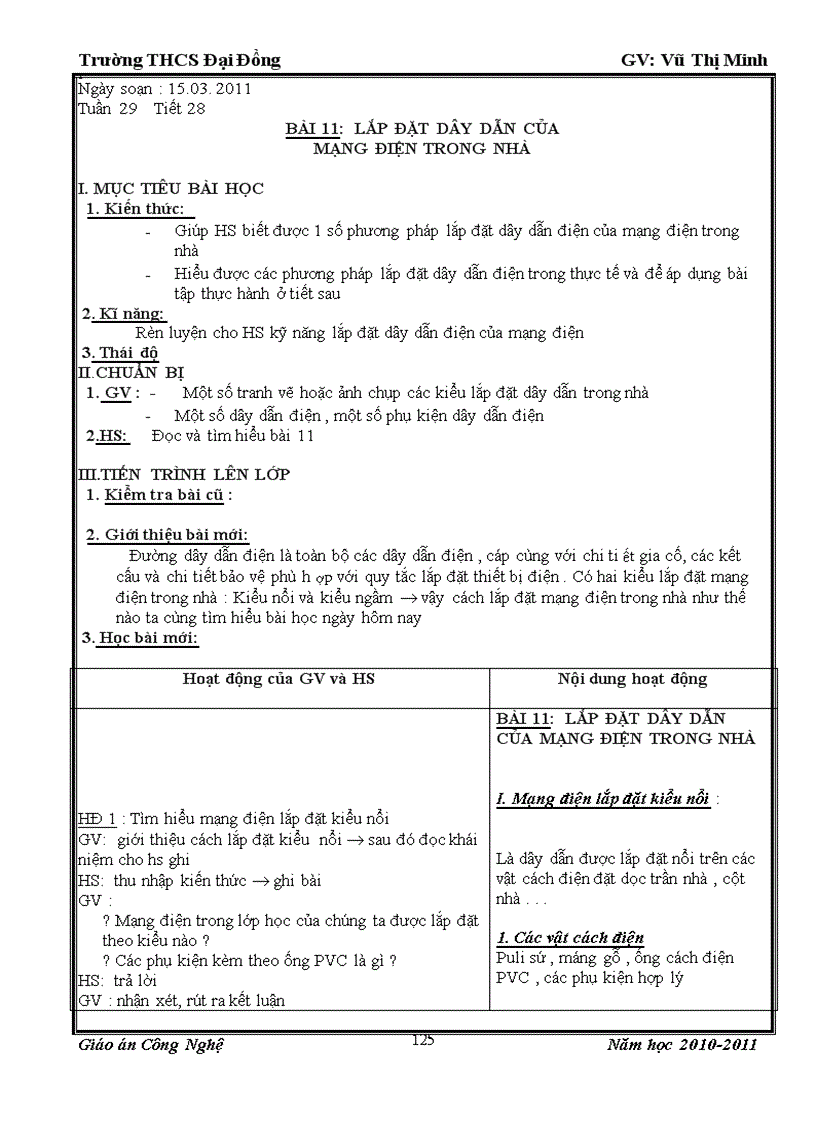 image for page Giao an CN9 cả năm 2 cột hay