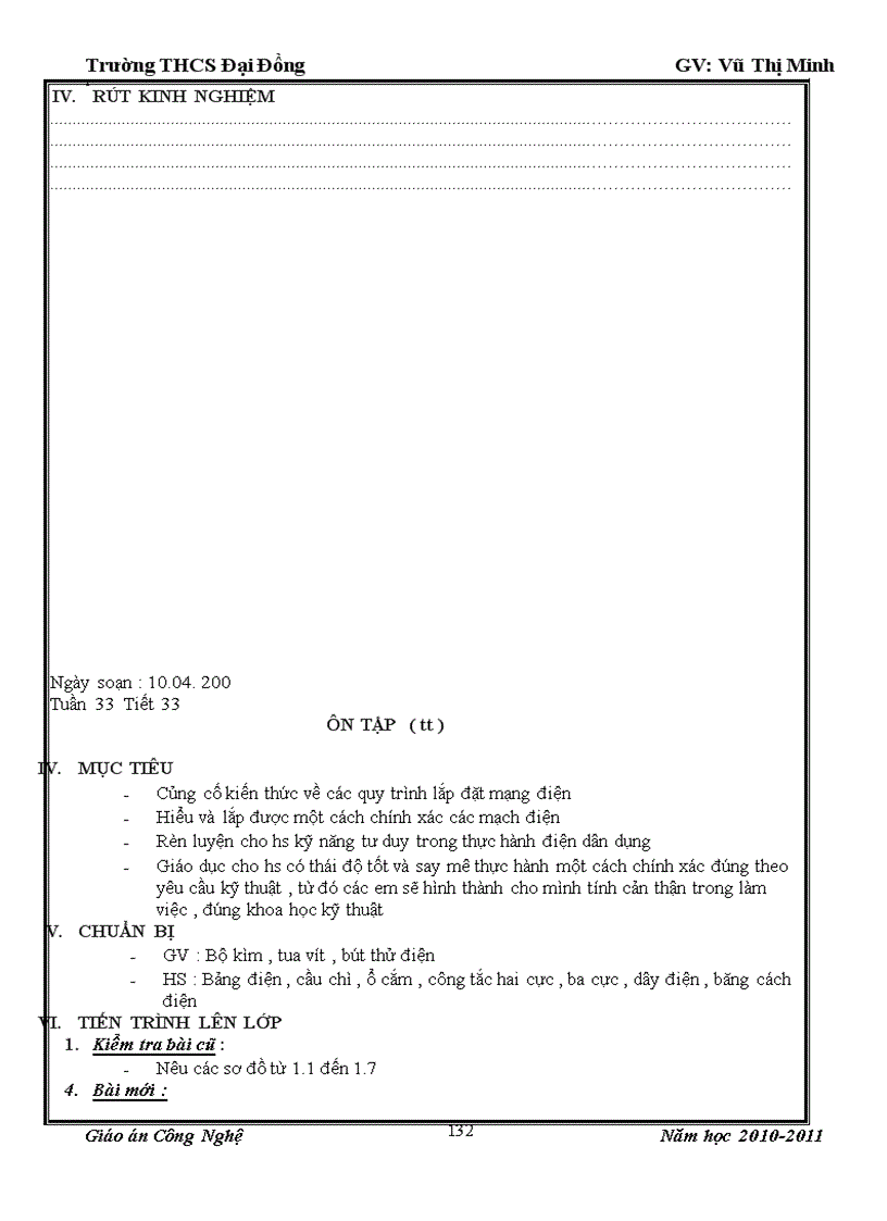 image for page Giao an CN9 cả năm 2 cột hay