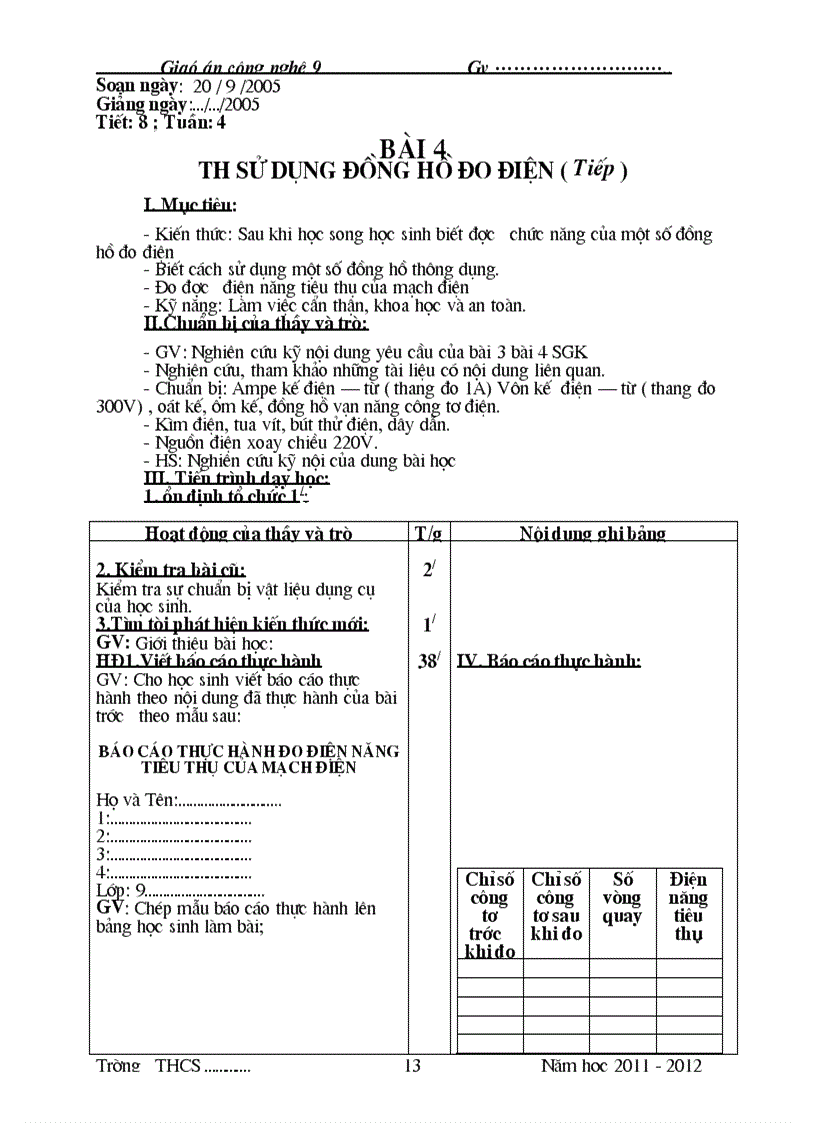 image for page Giao an CN9 2011 2012 1