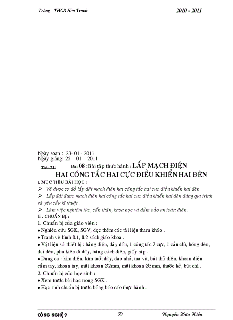 image for page Giao an CN9 H2