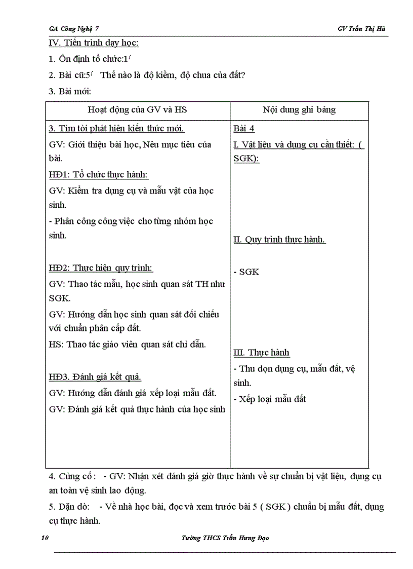 image for page Giao an cong nghe 7